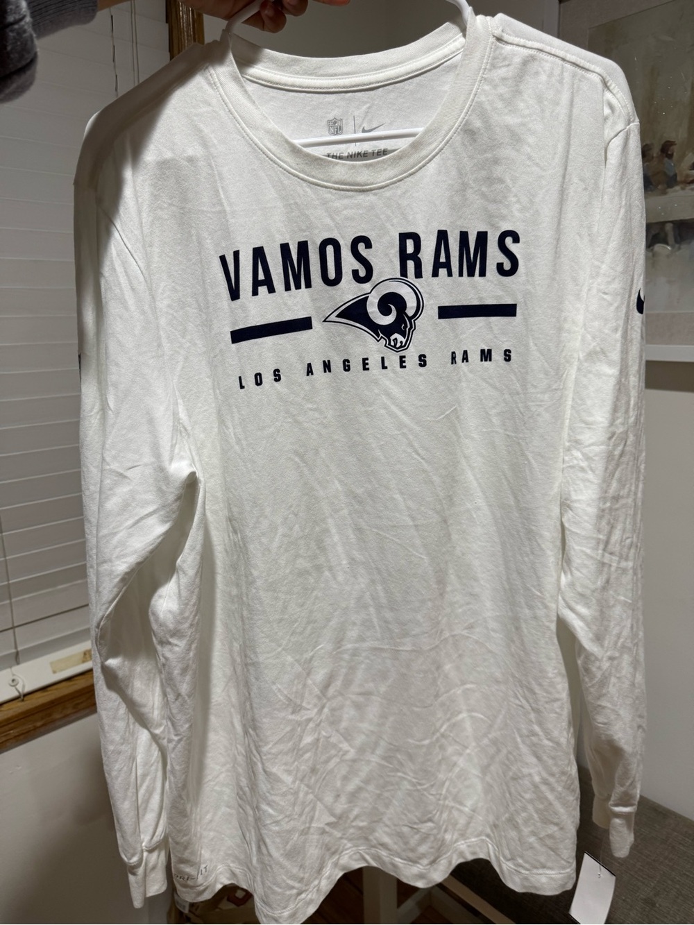 Nike vamos rams longs sleeve xl